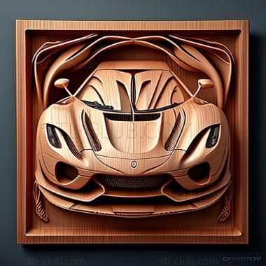 3D модель Koenigsegg CC8S (STL)